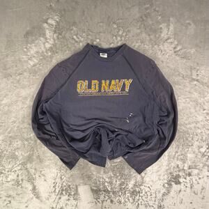 VTG Y2K Old Navy distressed faded long sleeve tshirt mens Medium